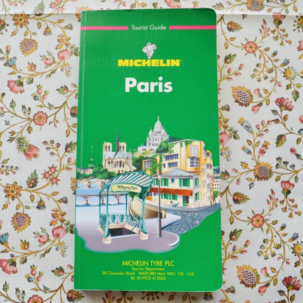 Michelin Guide Paris 1998  English Language Michelin Guide